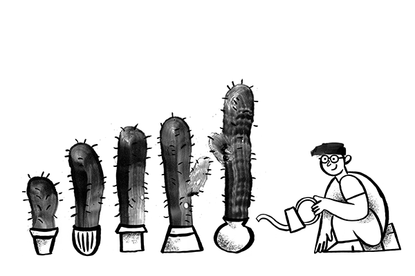 Fraidei---Cactus-guy-Black-White_600x400